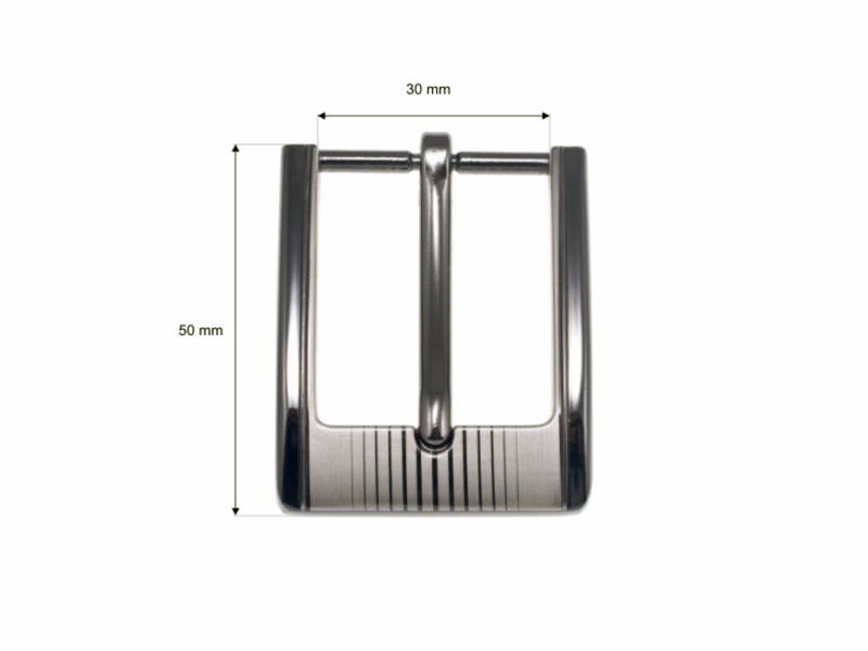 Metal belt buckle 30 mm zk033 nickel cast 10 pcs