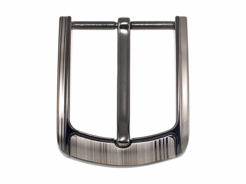Metal belt buckle 40 mm zk008 nickel cast 8 pcs