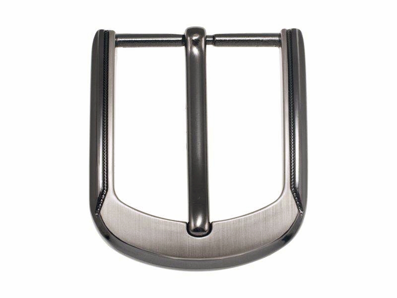 Klamra metalowa do paska 40 mm zk010 nikiel odlew