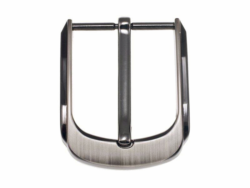 Gürtelschnalle aus metall 40 mm zk012 nickel abguss 8 st.
