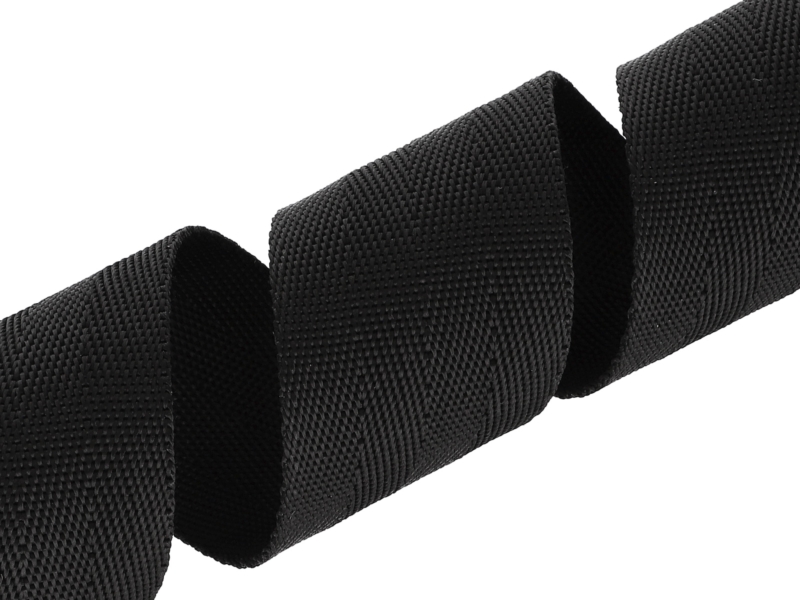TRAGBAND 40 MM SCHWARZ 580 PP 50 LM
