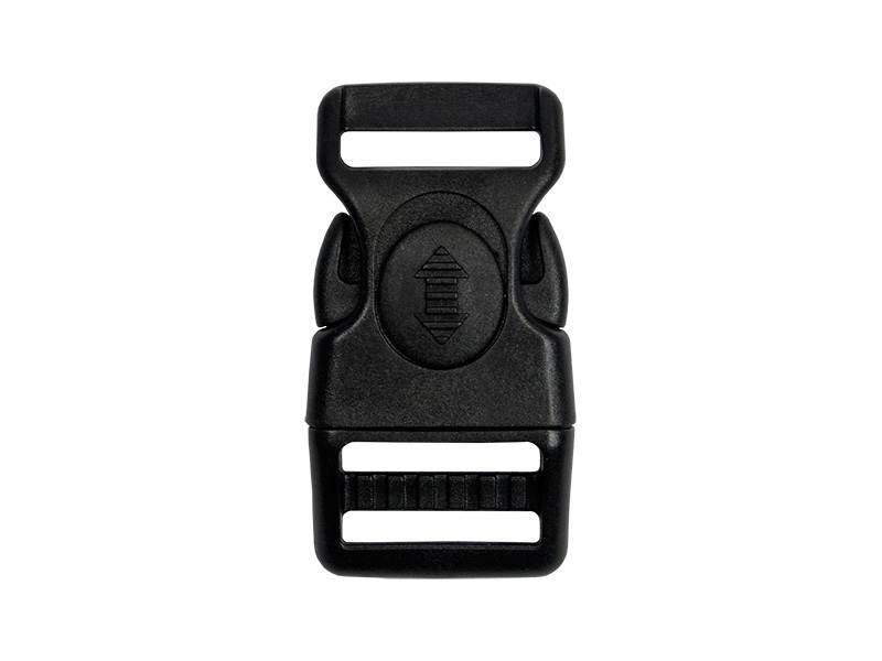 Plastic buckle 25 mm celina black frost  resistant 100 pcs