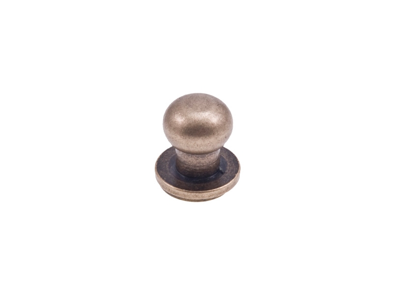 BUTTON  STUD SCREWBACK 8/5/10/10 MM OLD GOLD 100 PCS