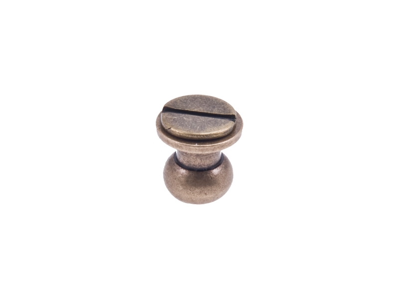 BUTTON  STUD SCREWBACK 8/5/10/10 MM OLD GOLD 100 PCS