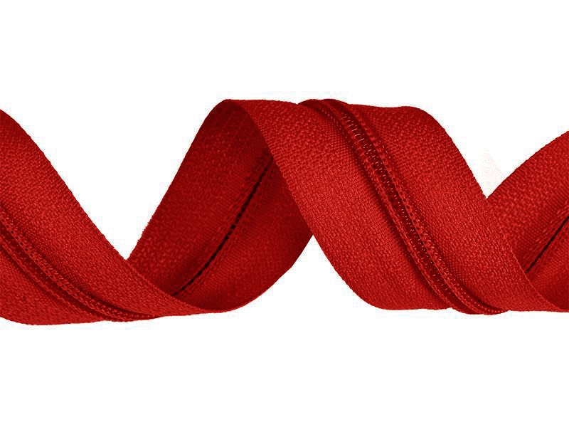 NYLON ZIPPER TAPE 5 (820) RED  200 MB