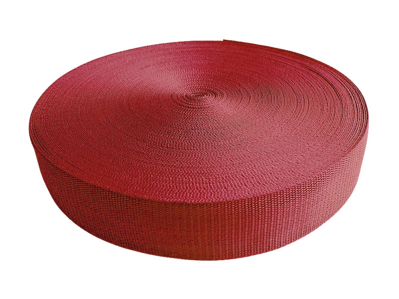 Tragband pp 20 mm / 1,3 mm ziegelrot 199 50 lm