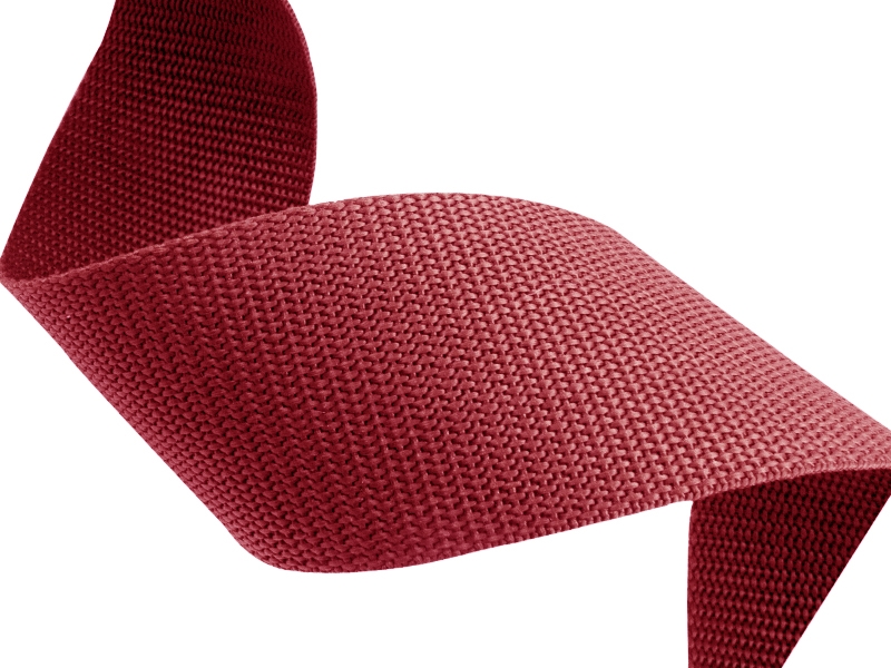 Webbing pp 30 mm / 1,3 mm brick red  199 50 mb