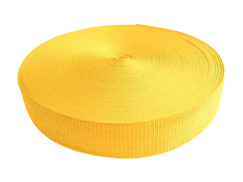 Tragband  pp 50 mm / 1,3 mm gelb 178 50 lm
