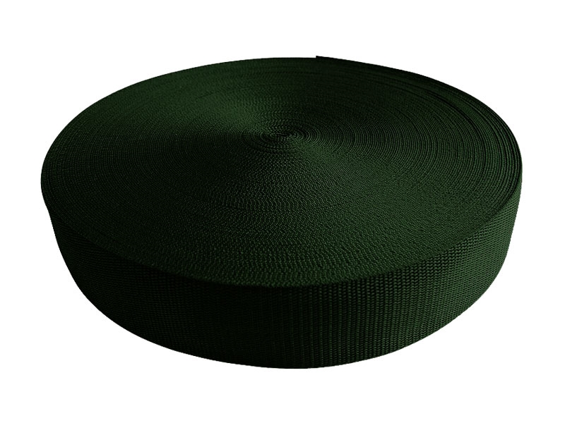 Taśma nośna polipropylenowa  50 mm / 1,3 mm ciemnozielona (153)