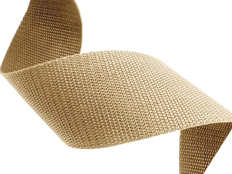 Webbing pp 40 mm / 1,3 mm beige  010 50 mb