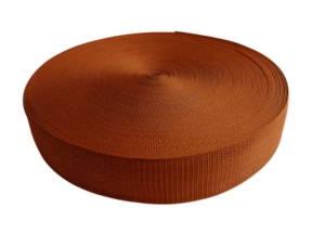 Polypropylen-Trägerband 50 mm / 1,3 mm hellbraun (808)