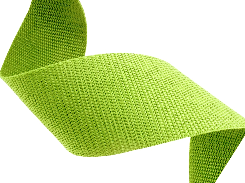 Webbing pp 50 mm / 1,3 mm light green 041 50 mb