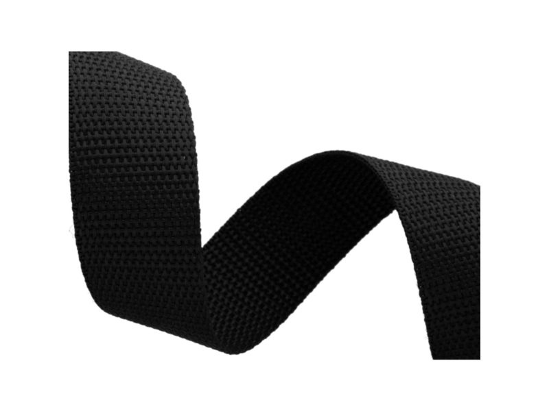WEBBING 30 MM / 1,1 MM   BLACK 580 PP 50  MB