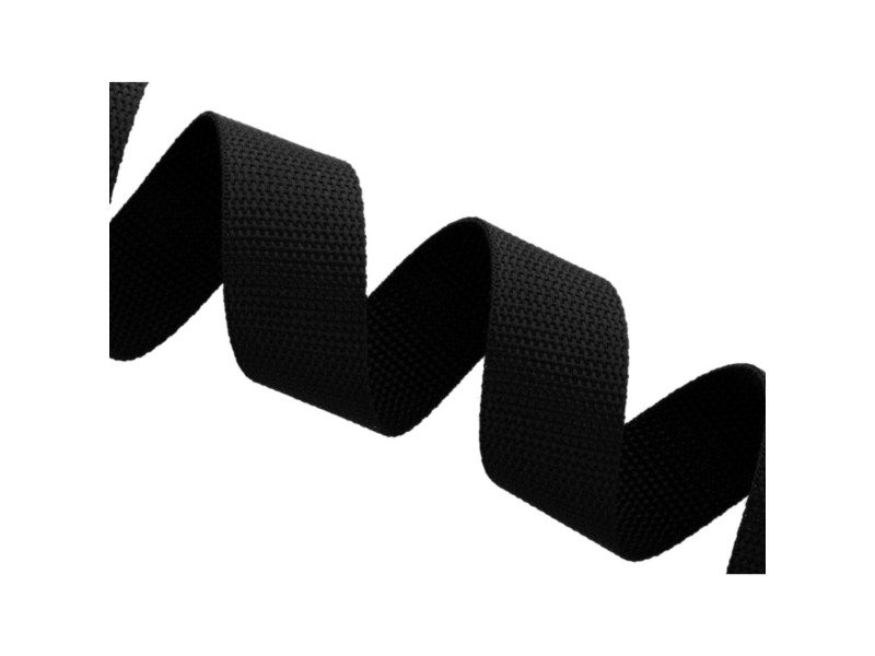 WEBBING 30 MM / 1,1 MM   BLACK 580 PP 50  MB