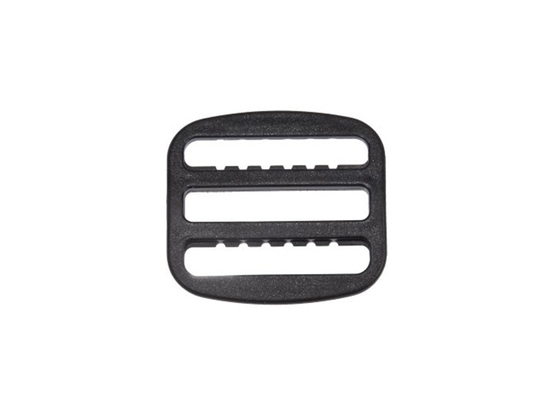 Plastic slide buckle 32/25 mm black 100 pcs