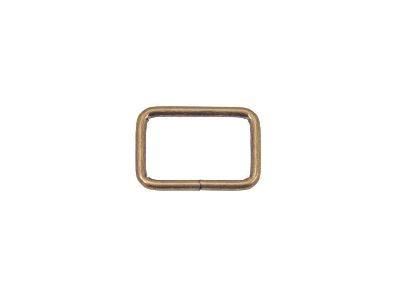 RAHMEN AUS METALL   25/15/3 MM ALTGOLD DRAHT 100  ST.
