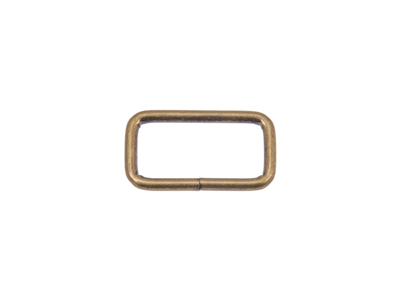 RAHMEN AUS METALL 30/15/3 MM ALTGOLD DRAHT 100 ST.