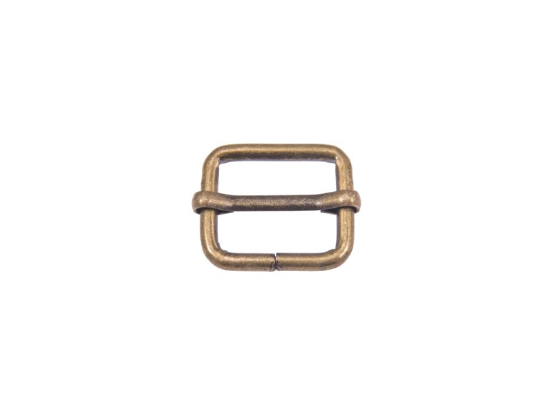METALLSCHIEBER 21/16/3 MM ALTGOLD DRAHT 100  ST.