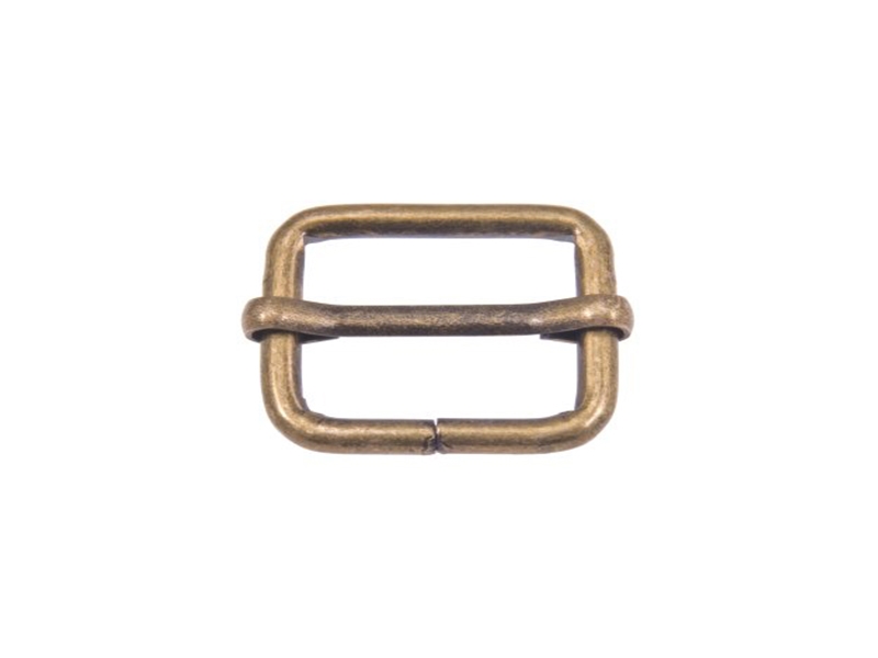 METALLSCHIEBER  30/20/3 MM ALTGOLD DRAHT 100 ST.