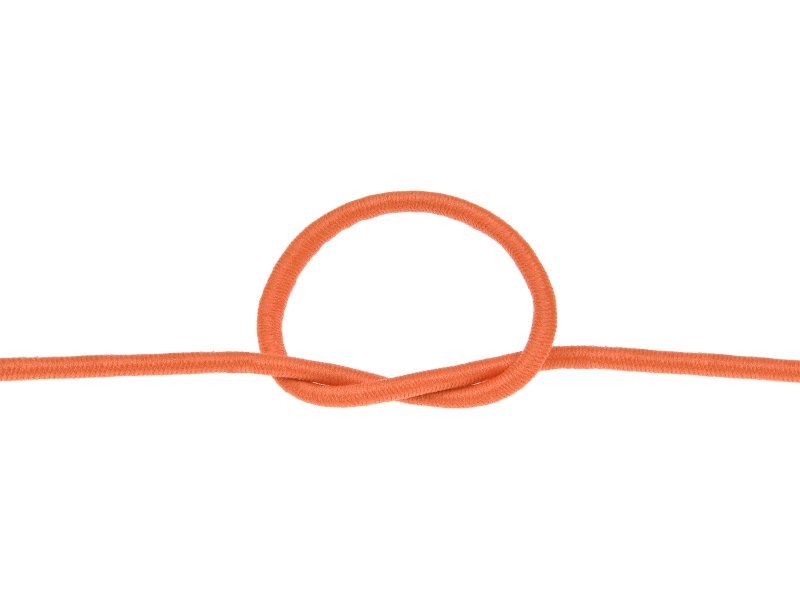 Gumová šňůra 3 mm (523) oranžová