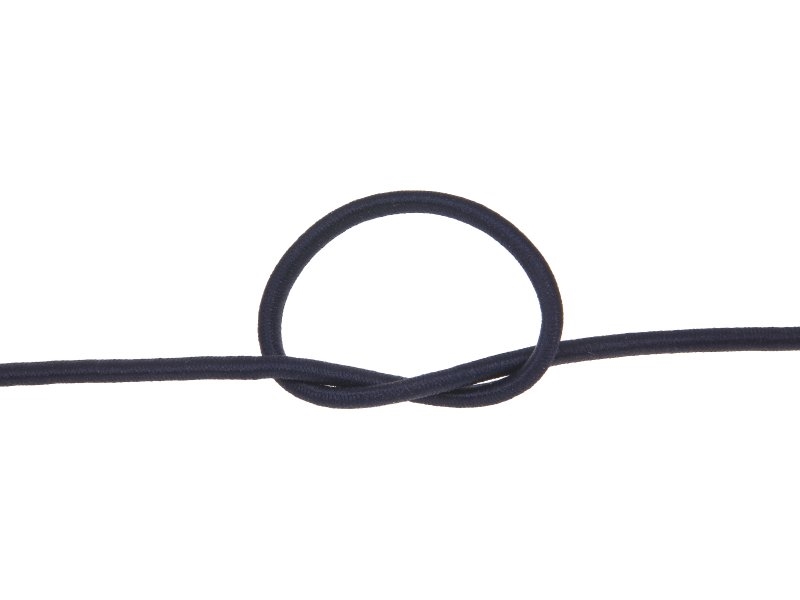Elastic cord 3 mm navy blue 919 polyester 50 mb