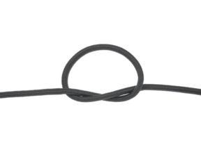 Rubber cord 5 mm (301) graphite polyester