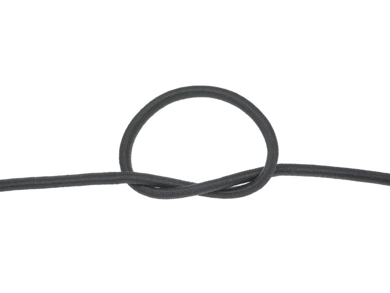 Rubber cord 5 mm (301) graphite polyester