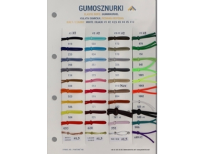 Gummischnur 1 mm (501) weißes Polyester