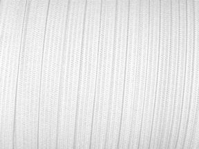 Flachgestricktes Gummiband 15 mm (501) weißes Polyester