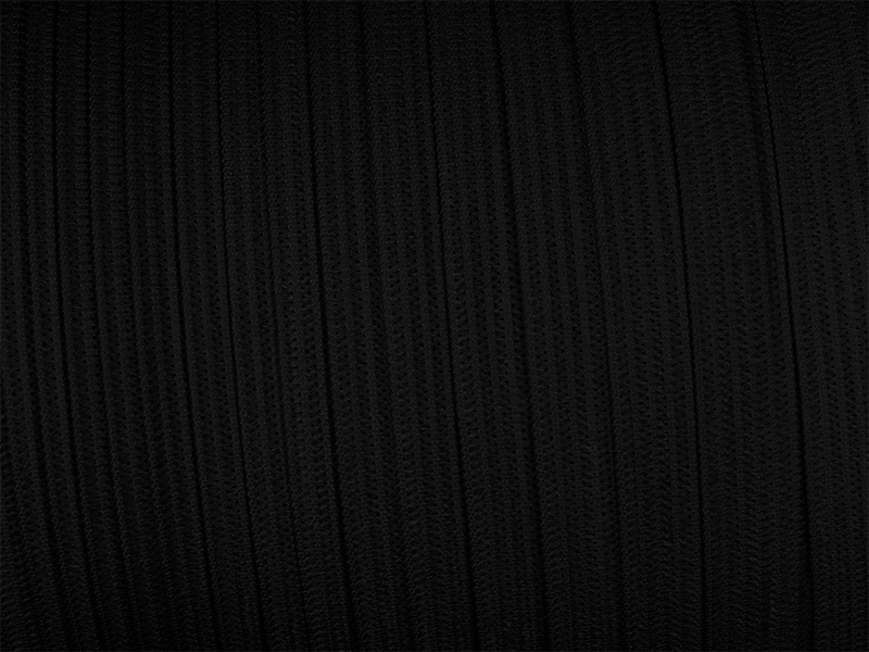 Pruženka hladká pletená 15 mm (580) černá polyester 100 m