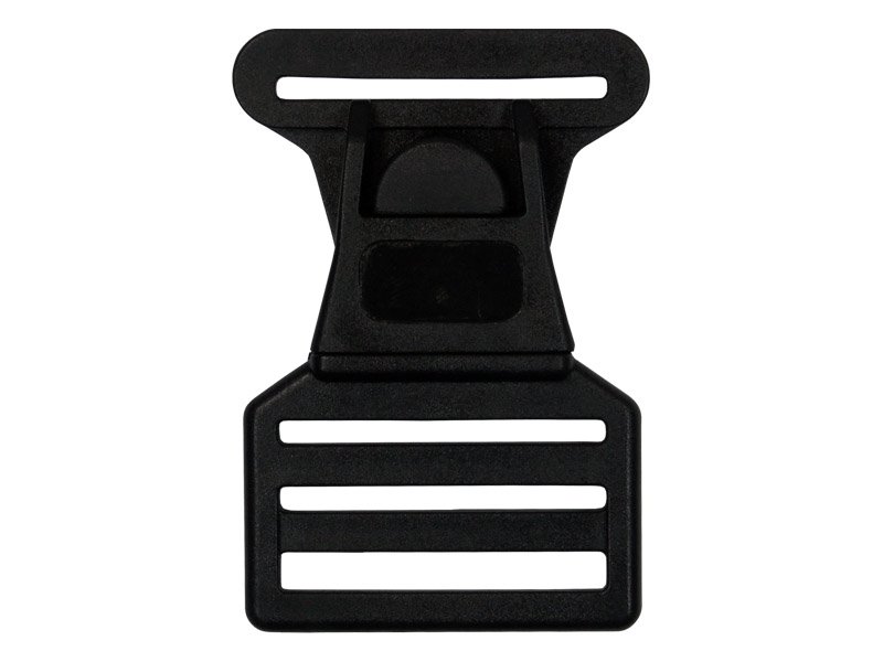 Plastic buckle 40 mm tola1 black 100 pcs