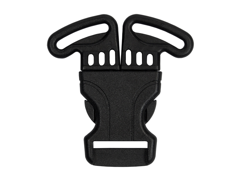 Plastic buckle 25 mm tekla 8 black 100 pcs