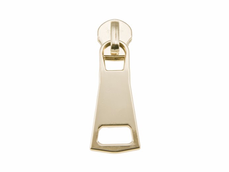 EXTRA SHINING SLIDER FOR NYLON ZIPPER TAPES 8 NON LOCK 0295-3049 GLOSSY GOLD 1 PCS