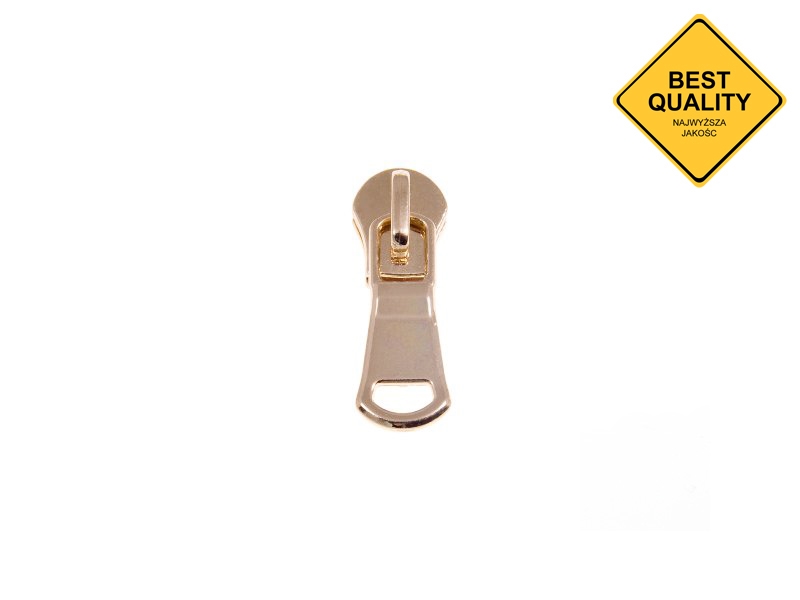 Suwak do taśmy suwakowej metalowej 5 non lock nc1 jasne złoto