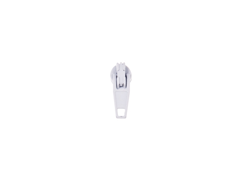 JEZDEC KE  SPIRÁLOVÝM ZIPŮM 3 AUTO LOCK BÍLÝ 501 500 KS