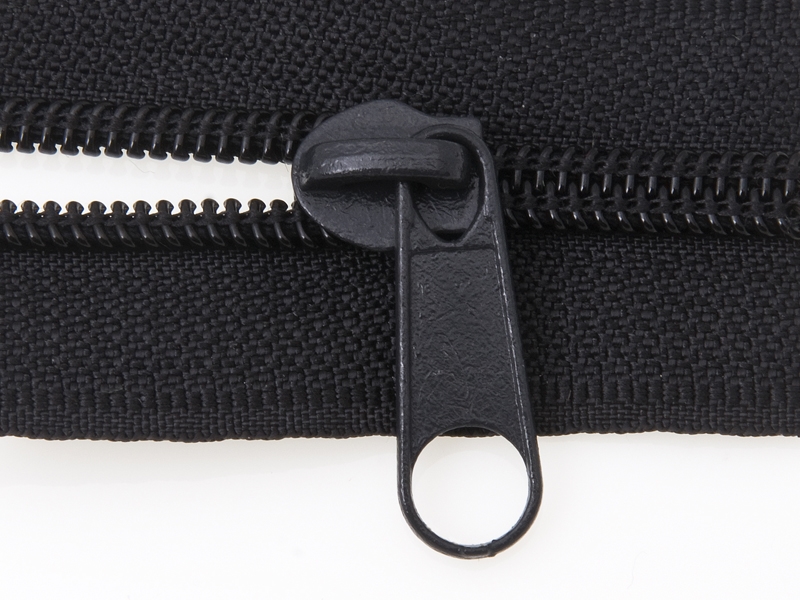 SLIDER FOR NYLON ZIPPER TAPES 5 NON LOCK GRAPHITE 100/500 PCS