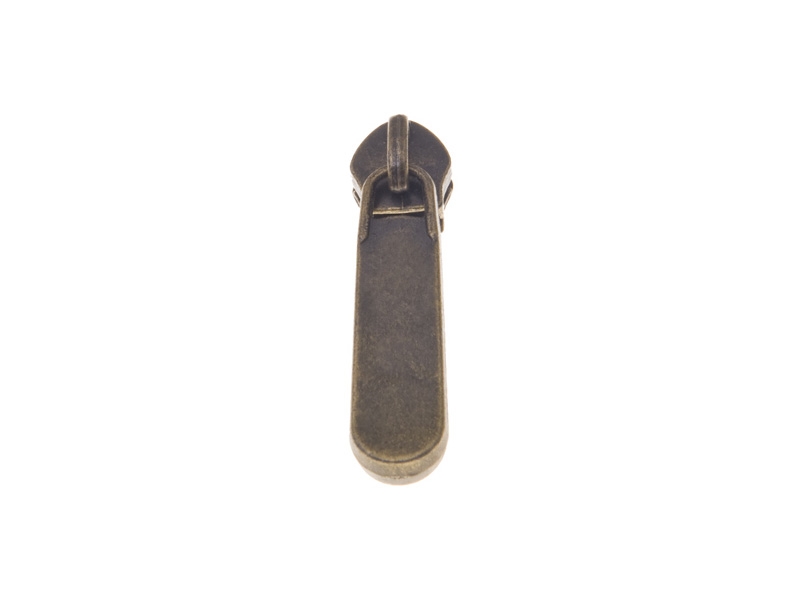 SLIDER FOR NYLON ZIPPER TAPES 5 NON LOCK OLD GOLD 100/500 PCS