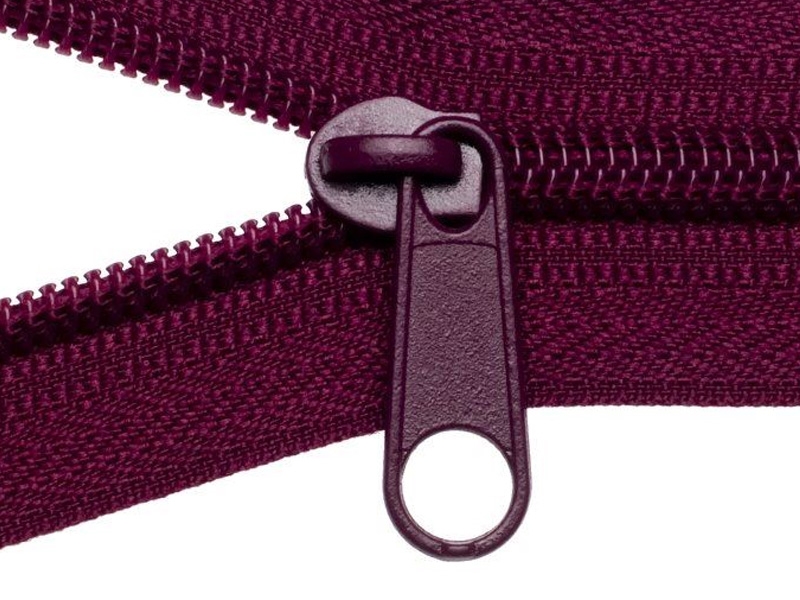 SCHIEBER FÜR SPIRALREIßVERSCHLUSSBAND 5 NON LOCK BORDEAUX 525 100/500 ST.