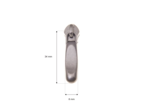 Suwak do taśmy suwakowej spiralnej 5 non lock 0292-0302 czarny nikiel