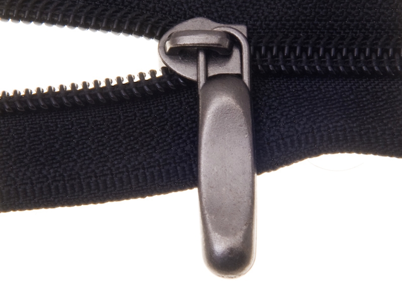JEZDEC KE SPIRÁLOVÝM ZIPŮM 5 NON LOCK 0292-0302 ČERNÝ NIKL 100/500 KS