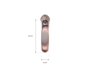 Suwak do taśmy suwakowej spiralnej 5 non lock 0292-3202 mosiądz