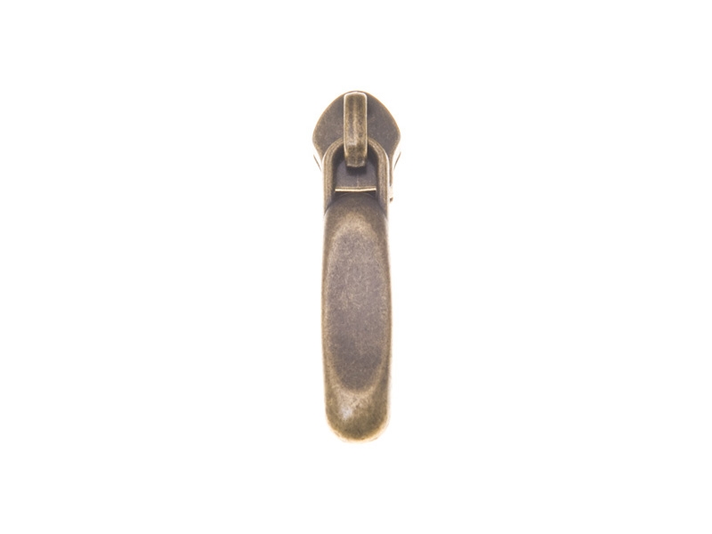 SLIDER FOR NYLON ZIPPER TAPES 5 NON LOCK OLD GOLD 100/500 PCS