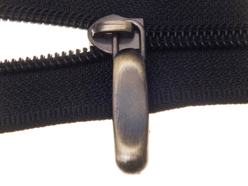 EXTRA GLANZ SCHIEBER FÜR SPIRALREIßVERSCHLUSSBAND 5 NON LOCK ALTGOLD 100/500 ST.