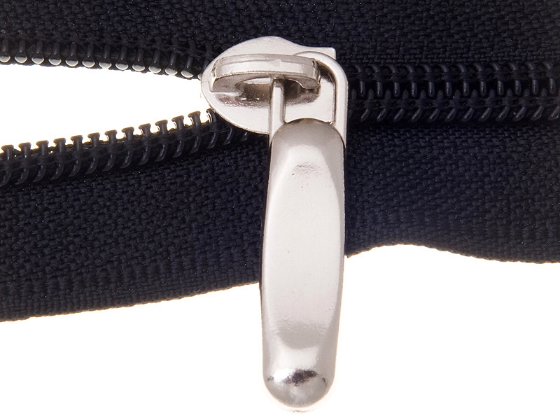SLIDER FOR NYLON ZIPPER TAPES 5 NON LOCK NICKEL 100/500 PCS