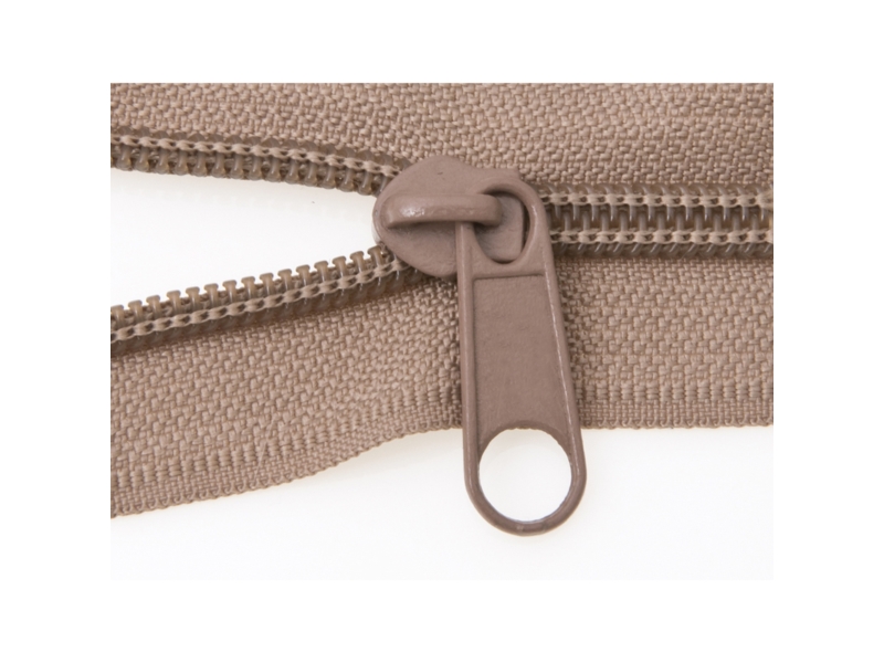 SLIDER FOR NYLON ZIPPER TAPES 5 NON LOCK DARK BEIGE 894 100/500/1000 PCS