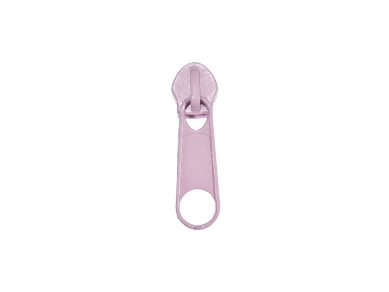 SCHIEBER FÜR SPIRALREIßVERSCHLUSSBAND 5 NON LOCK ROSA 513 100/500 ST.