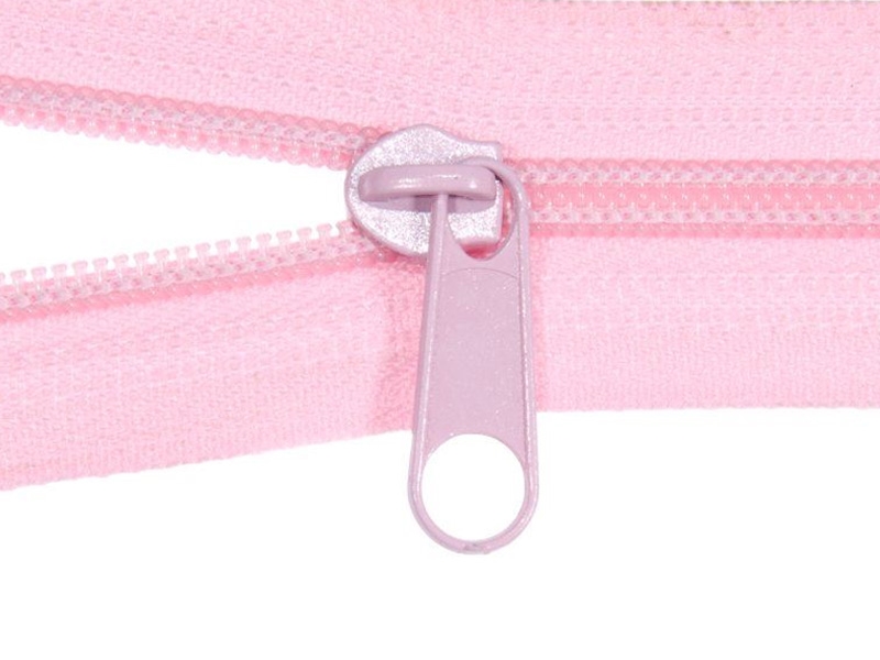 SLIDER FOR NYLON ZIPPER TAPES 5 NON LOCK PINK 513 100/500 PCS