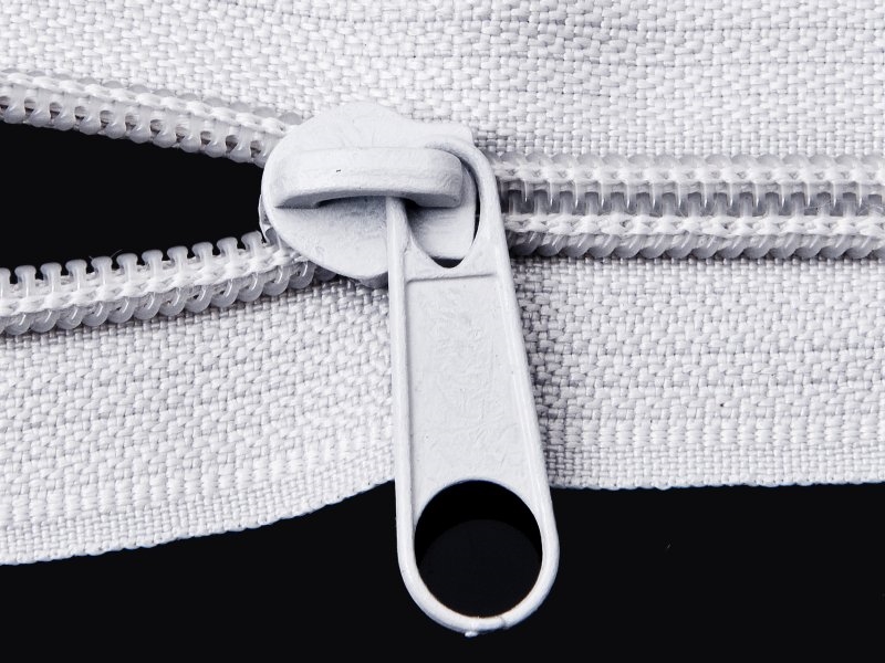 SLIDER FOR NYLON ZIPPER TAPES 5 NON LOCK LIGHT GREY 500 PCS
