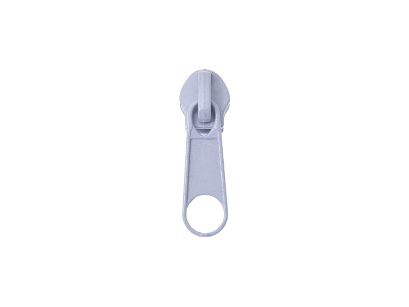 SLIDER FOR NYLON ZIPPER TAPES 5 NON LOCK GREY 100/500 PCS