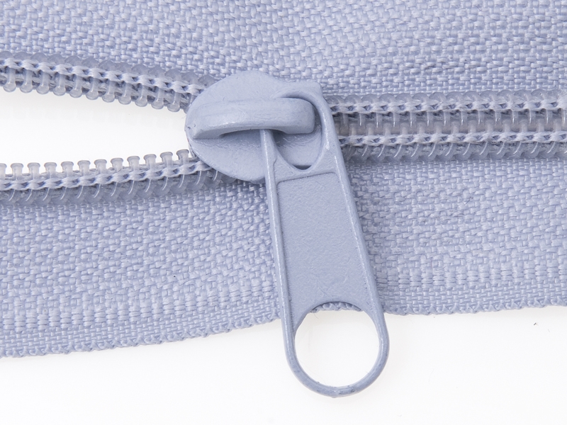 SLIDER FOR NYLON ZIPPER TAPES 5 NON LOCK GREY 100/500 PCS